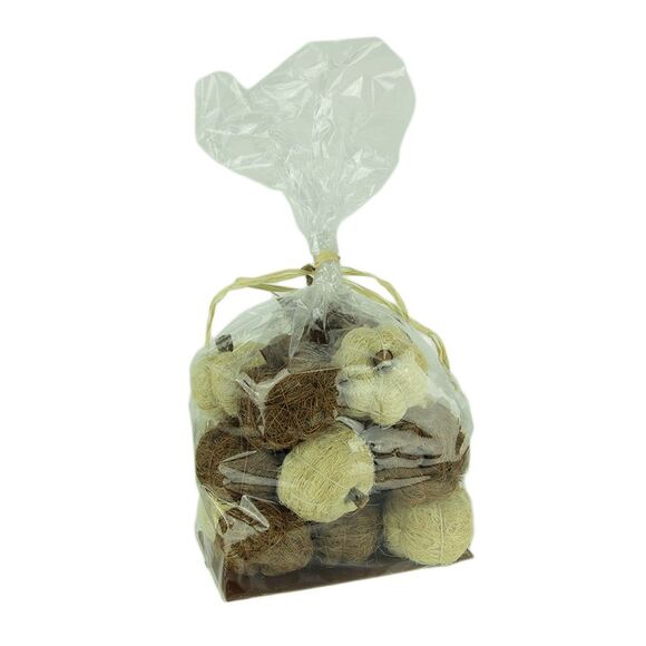 Bag of Natural Brown and Beige Dried Angel Vine Decorative Pumpkins - Picture 1 of 3